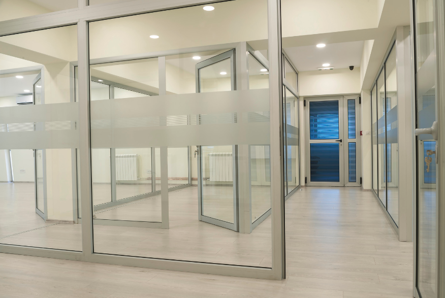 Glass Partition Installation